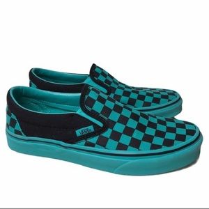 TEAL&BLACK WOMENS VANS!!🖤